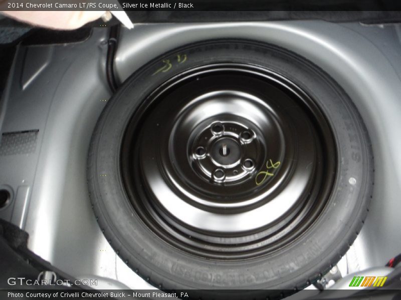Silver Ice Metallic / Black 2014 Chevrolet Camaro LT/RS Coupe