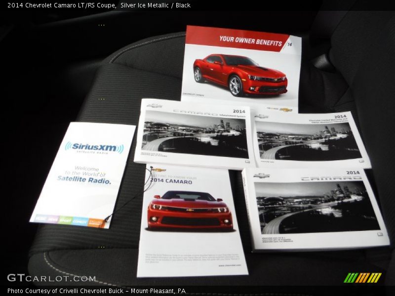 Silver Ice Metallic / Black 2014 Chevrolet Camaro LT/RS Coupe