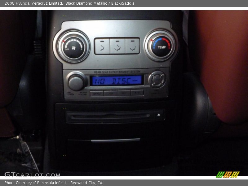 Black Diamond Metallic / Black/Saddle 2008 Hyundai Veracruz Limited