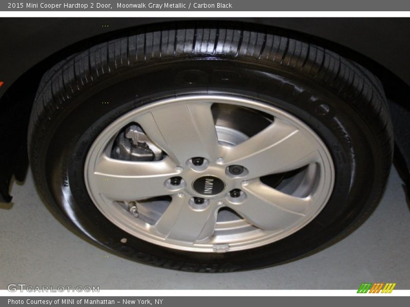Moonwalk Gray Metallic / Carbon Black 2015 Mini Cooper Hardtop 2 Door
