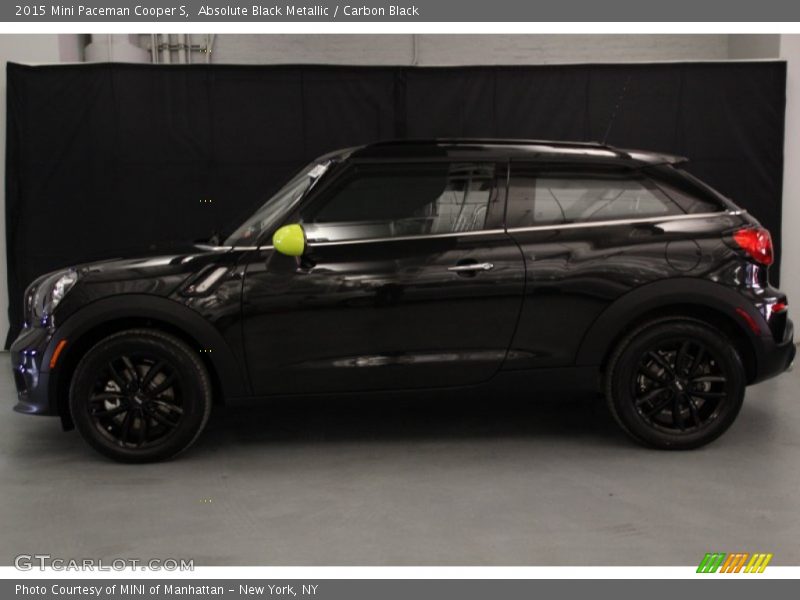 Absolute Black Metallic / Carbon Black 2015 Mini Paceman Cooper S