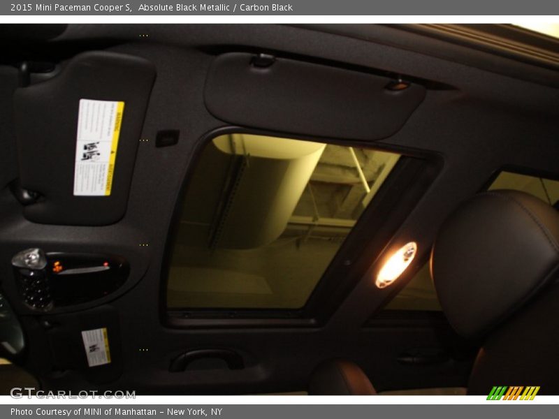 Absolute Black Metallic / Carbon Black 2015 Mini Paceman Cooper S