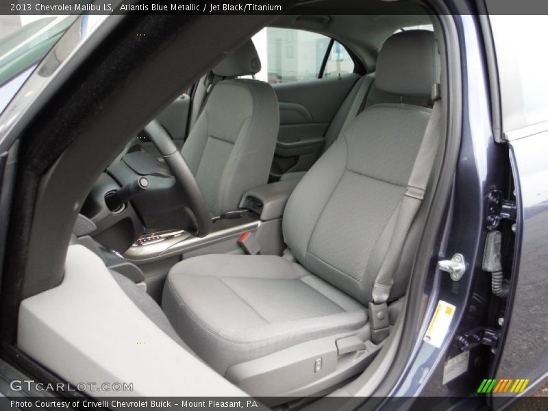Atlantis Blue Metallic / Jet Black/Titanium 2013 Chevrolet Malibu LS