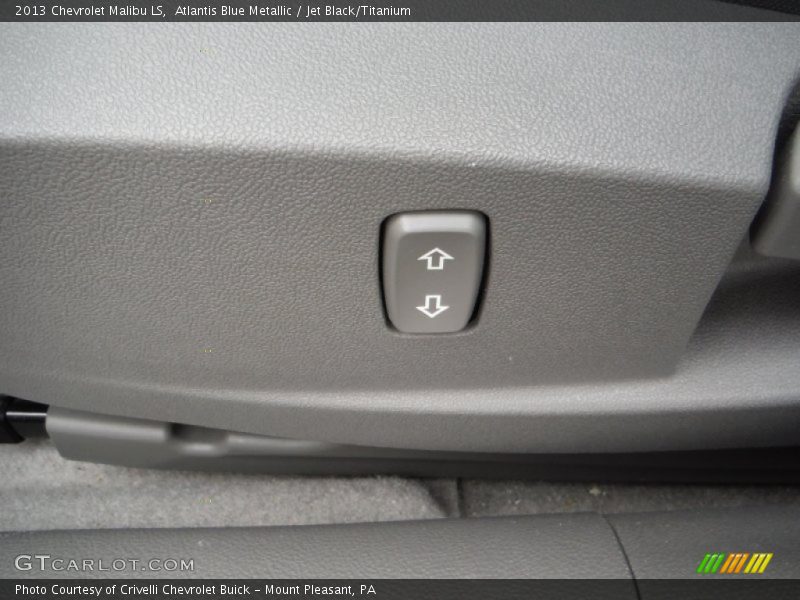 Atlantis Blue Metallic / Jet Black/Titanium 2013 Chevrolet Malibu LS