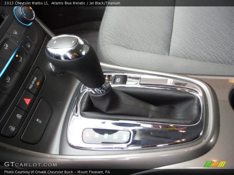 Atlantis Blue Metallic / Jet Black/Titanium 2013 Chevrolet Malibu LS