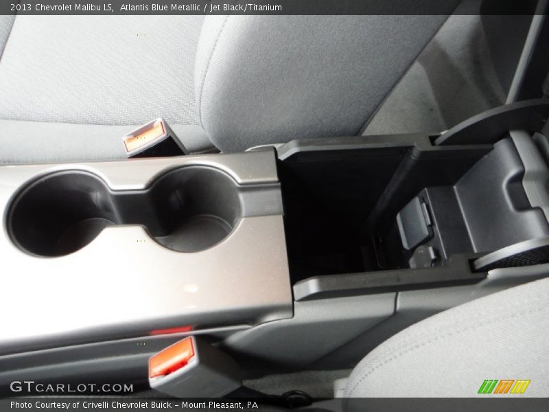 Atlantis Blue Metallic / Jet Black/Titanium 2013 Chevrolet Malibu LS
