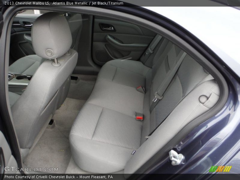 Atlantis Blue Metallic / Jet Black/Titanium 2013 Chevrolet Malibu LS