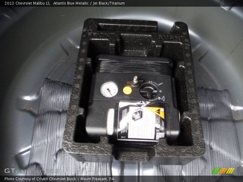 Atlantis Blue Metallic / Jet Black/Titanium 2013 Chevrolet Malibu LS