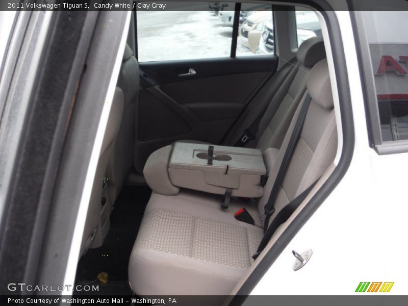 Candy White / Clay Gray 2011 Volkswagen Tiguan S