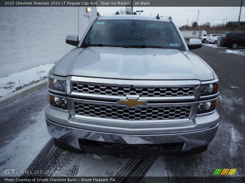 Silver Ice Metallic / Jet Black 2015 Chevrolet Silverado 1500 LT Regular Cab 4x4