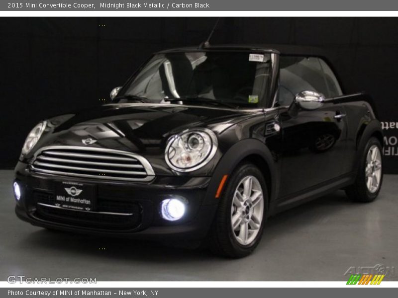 Midnight Black Metallic / Carbon Black 2015 Mini Convertible Cooper