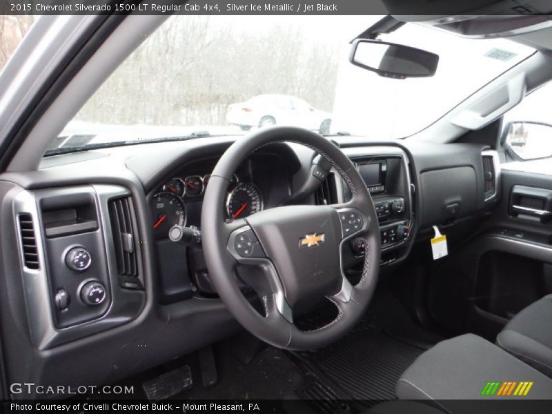Silver Ice Metallic / Jet Black 2015 Chevrolet Silverado 1500 LT Regular Cab 4x4