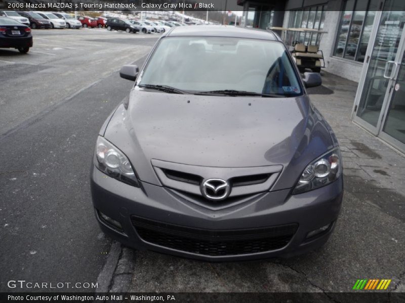 Galaxy Gray Mica / Black 2008 Mazda MAZDA3 s Touring Hatchback