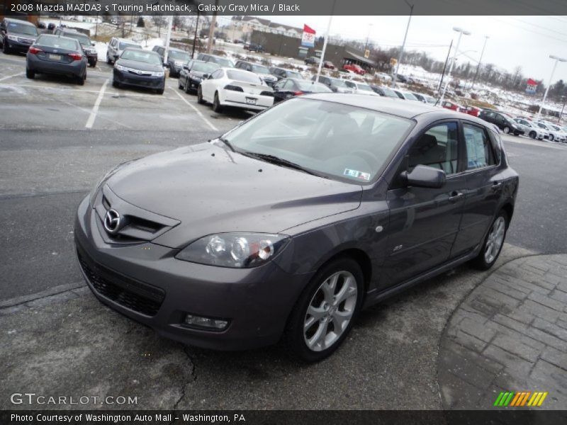 Galaxy Gray Mica / Black 2008 Mazda MAZDA3 s Touring Hatchback