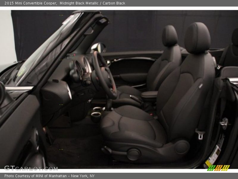 Midnight Black Metallic / Carbon Black 2015 Mini Convertible Cooper