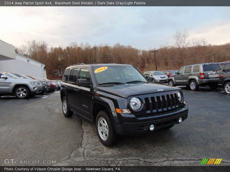 Maximum Steel Metallic / Dark Slate Gray/Light Pebble 2014 Jeep Patriot Sport 4x4