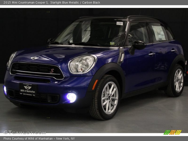 Starlight Blue Metallic / Carbon Black 2015 Mini Countryman Cooper S
