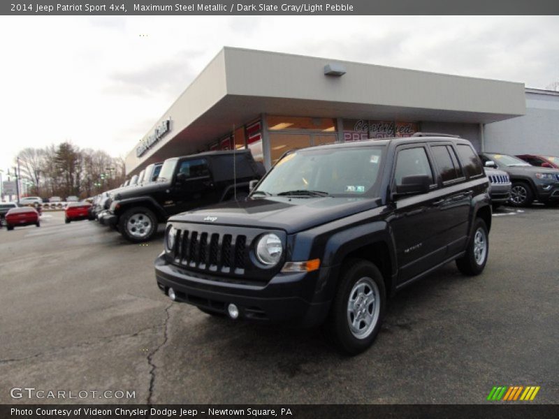 Maximum Steel Metallic / Dark Slate Gray/Light Pebble 2014 Jeep Patriot Sport 4x4