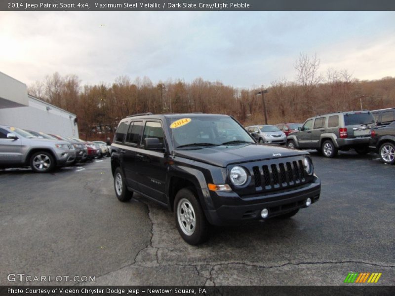 Maximum Steel Metallic / Dark Slate Gray/Light Pebble 2014 Jeep Patriot Sport 4x4