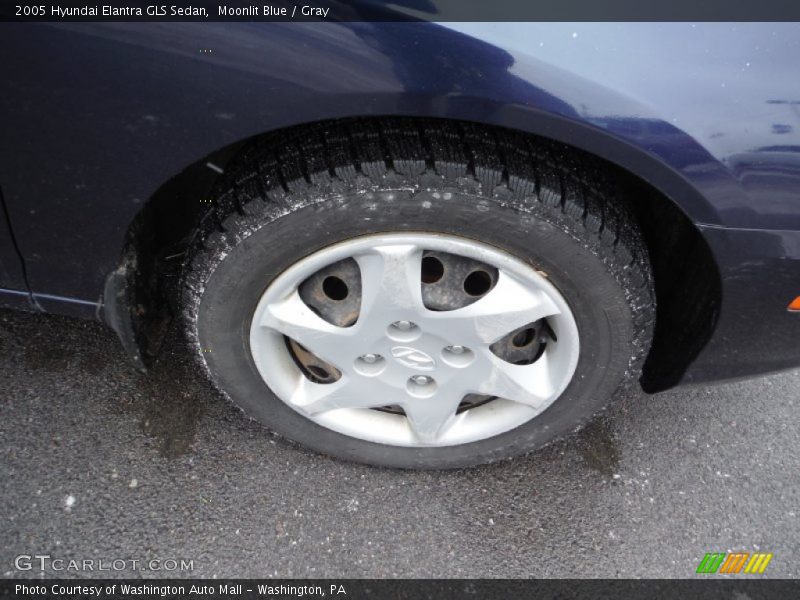 Moonlit Blue / Gray 2005 Hyundai Elantra GLS Sedan