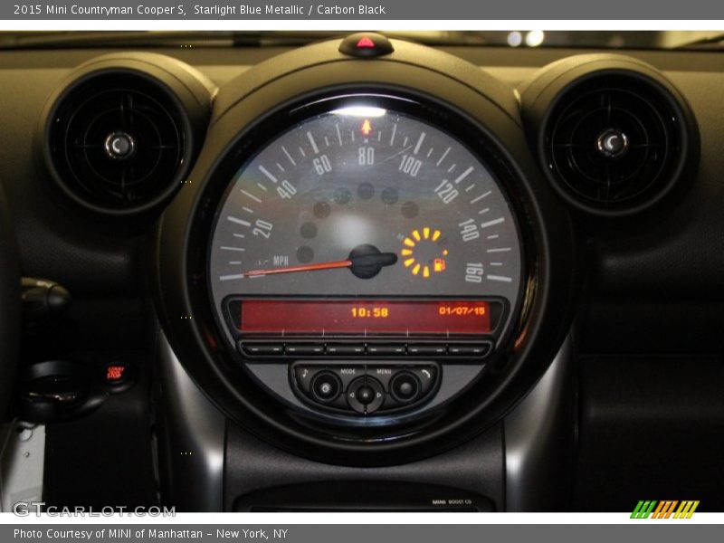 Starlight Blue Metallic / Carbon Black 2015 Mini Countryman Cooper S