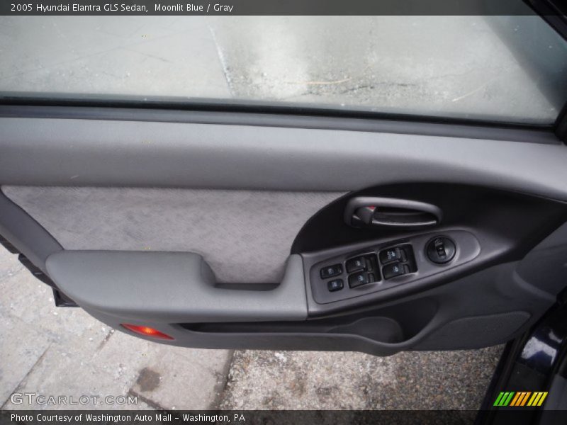 Moonlit Blue / Gray 2005 Hyundai Elantra GLS Sedan