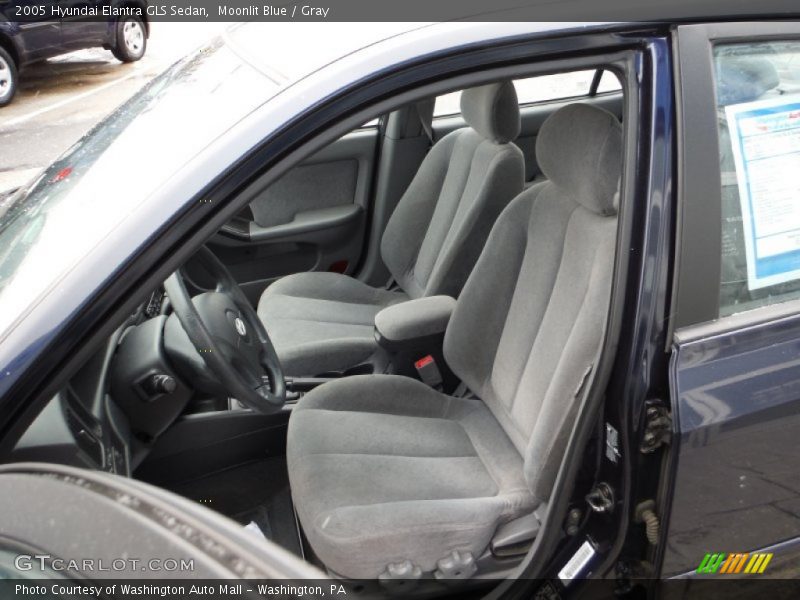 Moonlit Blue / Gray 2005 Hyundai Elantra GLS Sedan