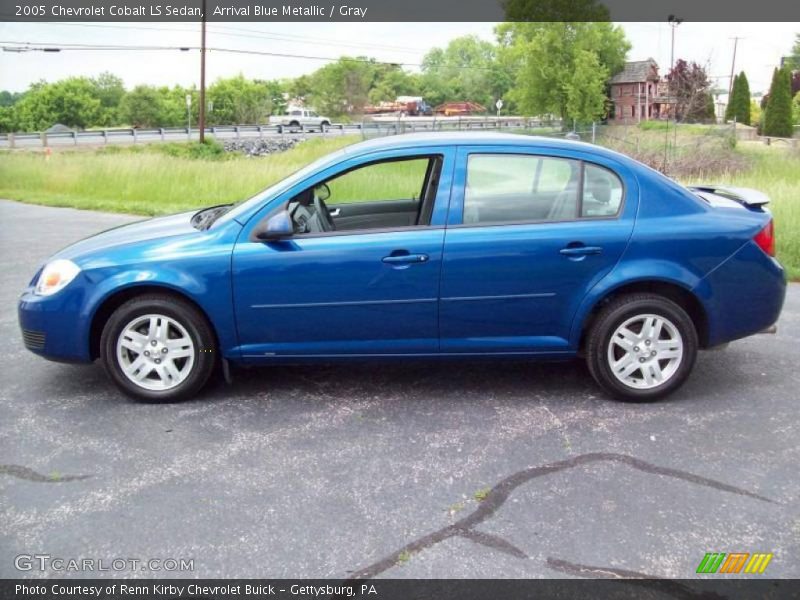Arrival Blue Metallic / Gray 2005 Chevrolet Cobalt LS Sedan