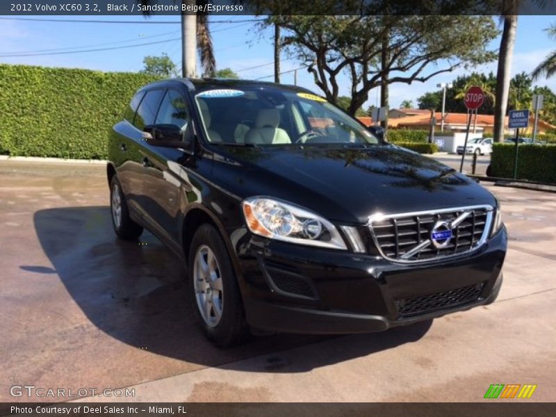 Black / Sandstone Beige/Espresso 2012 Volvo XC60 3.2