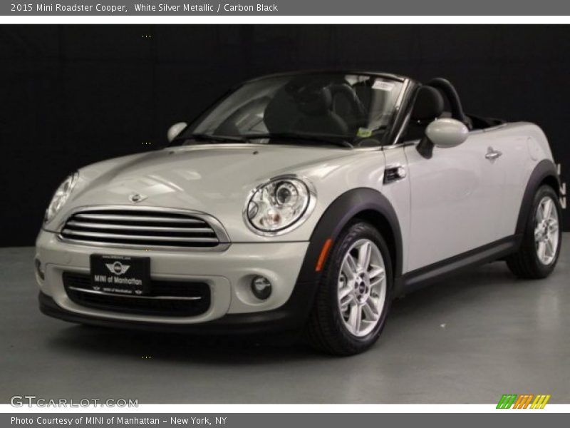 White Silver Metallic / Carbon Black 2015 Mini Roadster Cooper