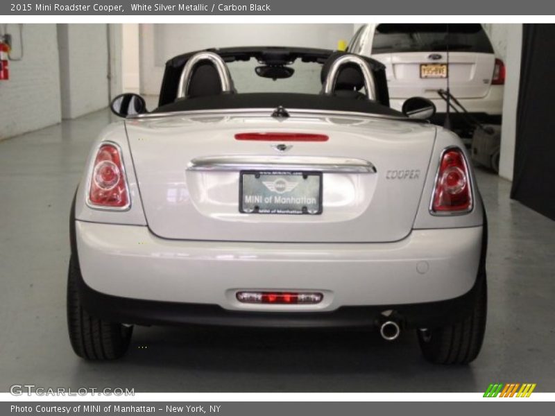 White Silver Metallic / Carbon Black 2015 Mini Roadster Cooper