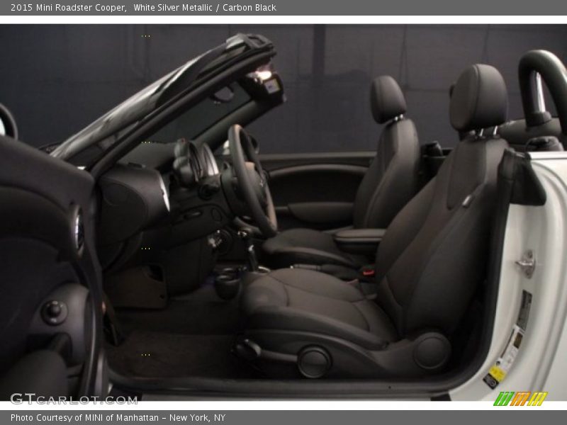 White Silver Metallic / Carbon Black 2015 Mini Roadster Cooper