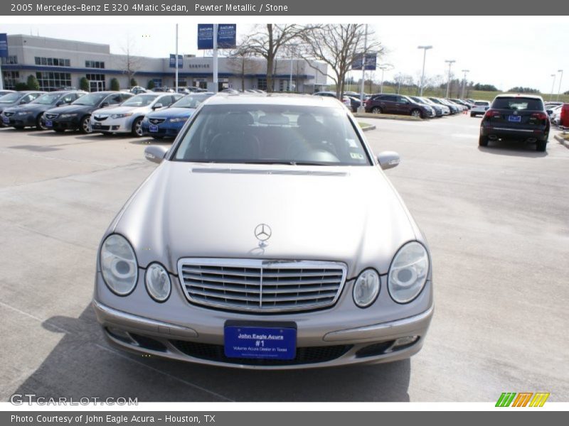 Pewter Metallic / Stone 2005 Mercedes-Benz E 320 4Matic Sedan