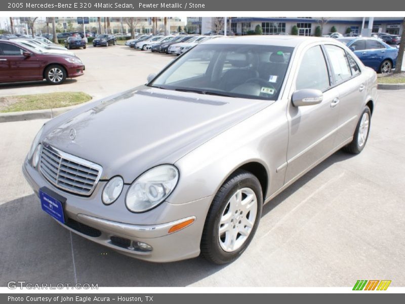 Pewter Metallic / Stone 2005 Mercedes-Benz E 320 4Matic Sedan