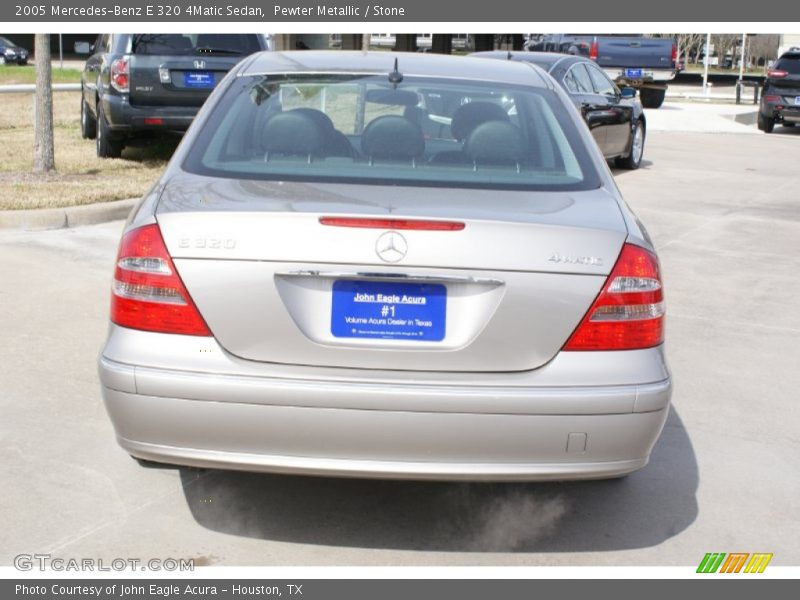 Pewter Metallic / Stone 2005 Mercedes-Benz E 320 4Matic Sedan