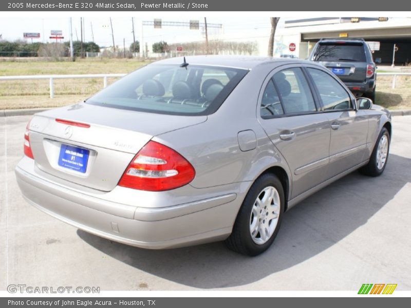 Pewter Metallic / Stone 2005 Mercedes-Benz E 320 4Matic Sedan