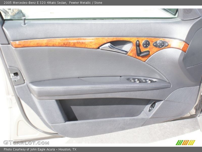 Pewter Metallic / Stone 2005 Mercedes-Benz E 320 4Matic Sedan