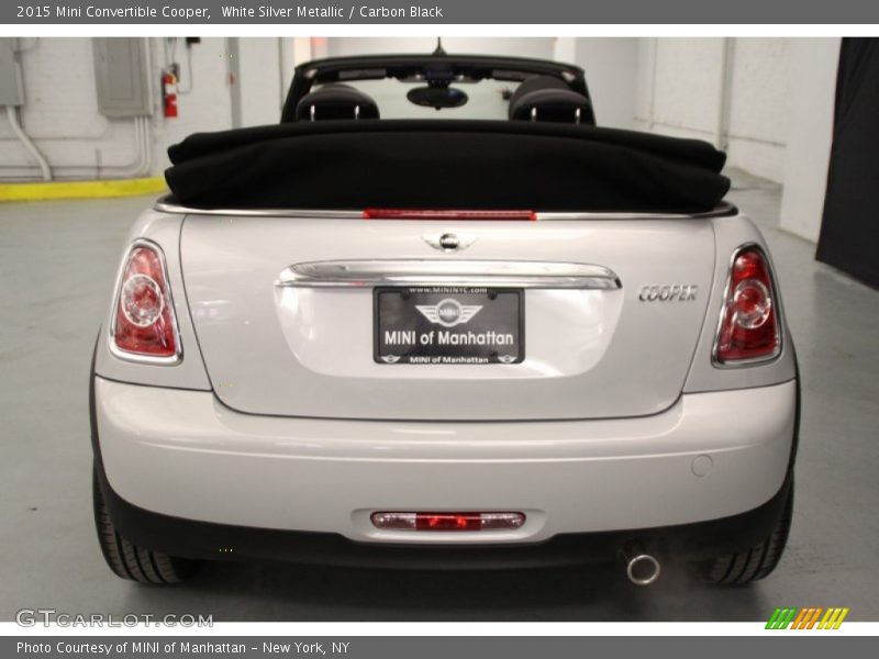 White Silver Metallic / Carbon Black 2015 Mini Convertible Cooper