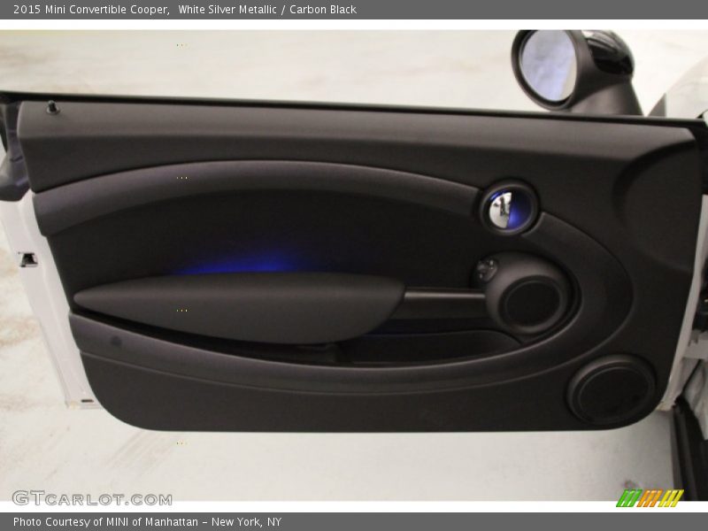 White Silver Metallic / Carbon Black 2015 Mini Convertible Cooper