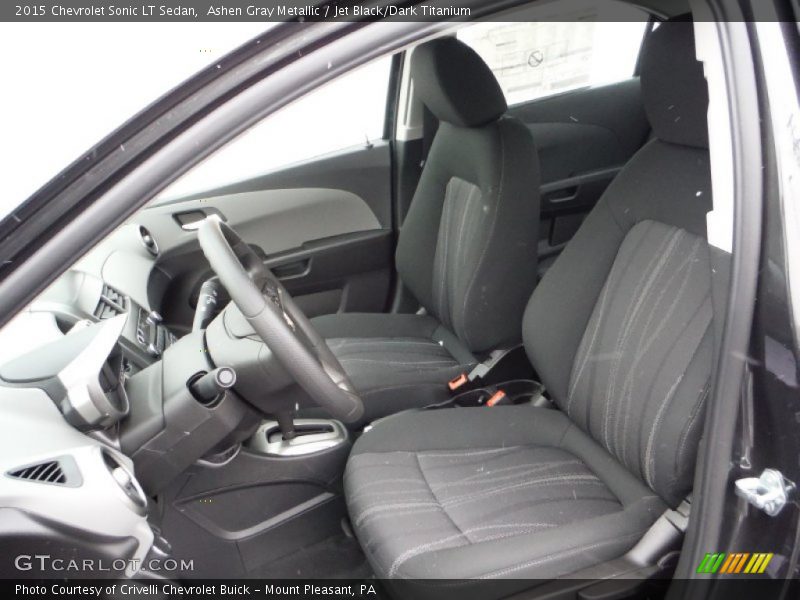 Ashen Gray Metallic / Jet Black/Dark Titanium 2015 Chevrolet Sonic LT Sedan