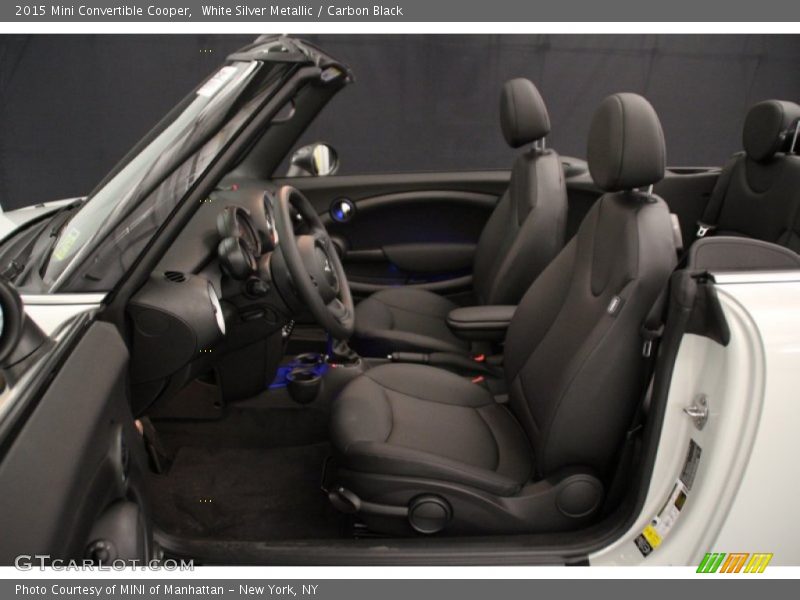 White Silver Metallic / Carbon Black 2015 Mini Convertible Cooper