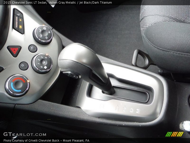 Ashen Gray Metallic / Jet Black/Dark Titanium 2015 Chevrolet Sonic LT Sedan