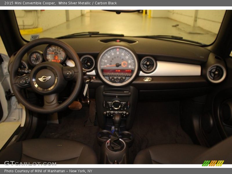 White Silver Metallic / Carbon Black 2015 Mini Convertible Cooper