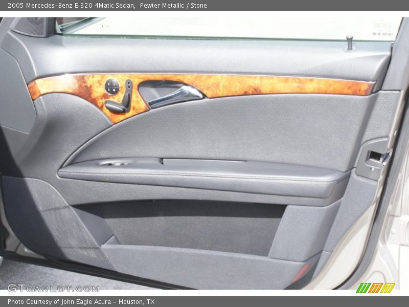 Pewter Metallic / Stone 2005 Mercedes-Benz E 320 4Matic Sedan