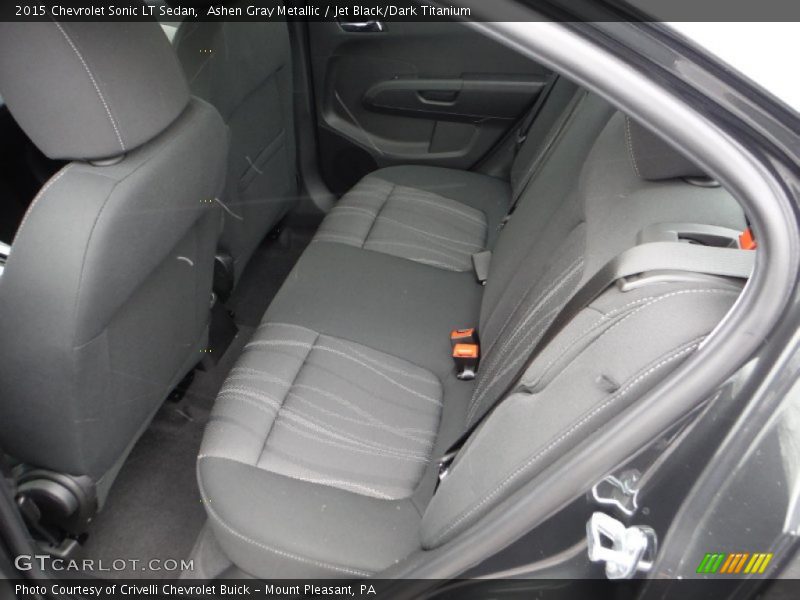 Ashen Gray Metallic / Jet Black/Dark Titanium 2015 Chevrolet Sonic LT Sedan