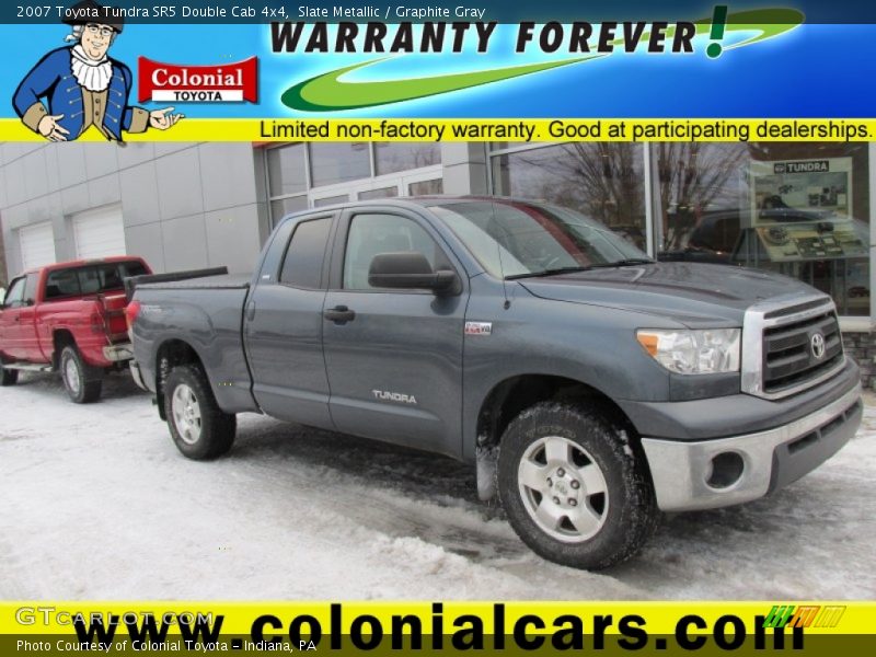 Slate Metallic / Graphite Gray 2007 Toyota Tundra SR5 Double Cab 4x4