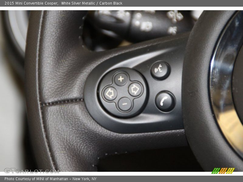 White Silver Metallic / Carbon Black 2015 Mini Convertible Cooper