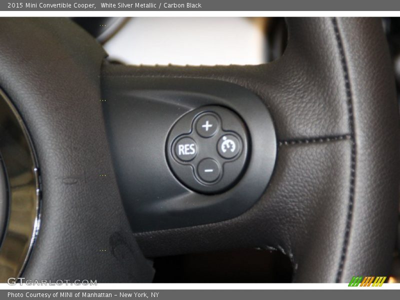 White Silver Metallic / Carbon Black 2015 Mini Convertible Cooper