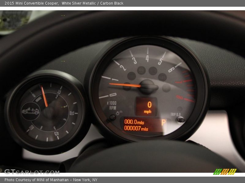 White Silver Metallic / Carbon Black 2015 Mini Convertible Cooper
