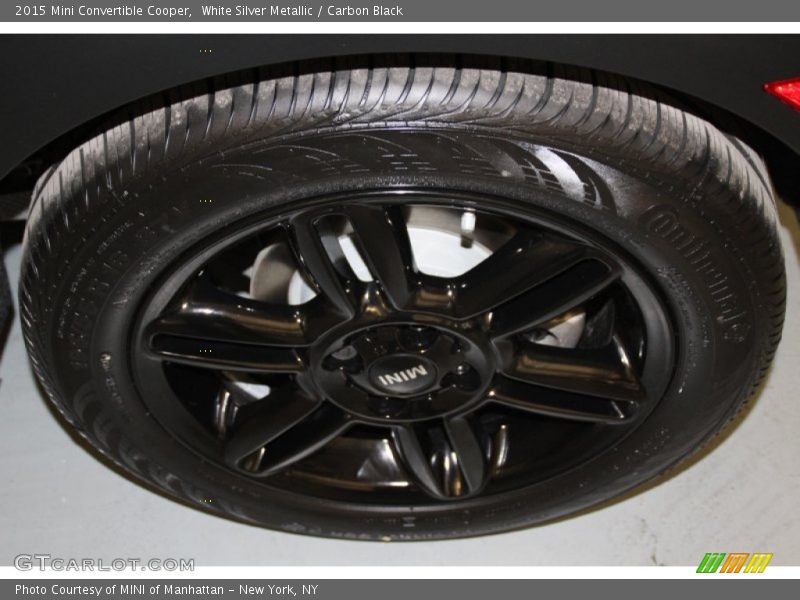 White Silver Metallic / Carbon Black 2015 Mini Convertible Cooper